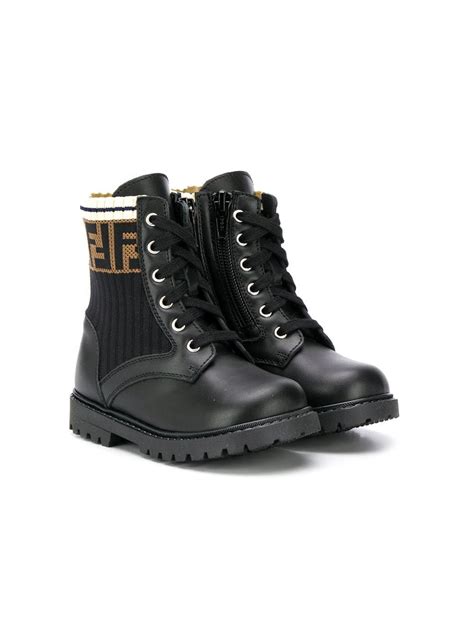 fendi combat boots kids|fendi trekking boots.